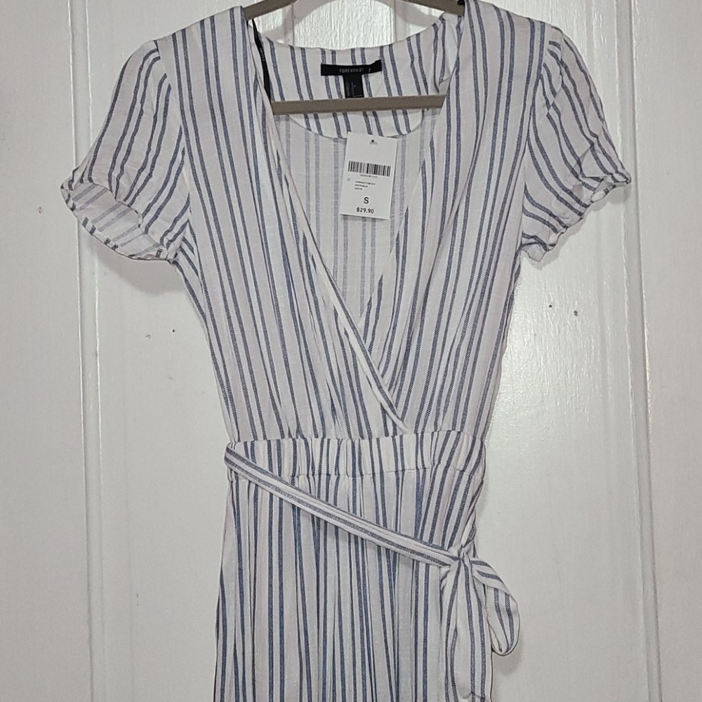 Striped jumpsuit